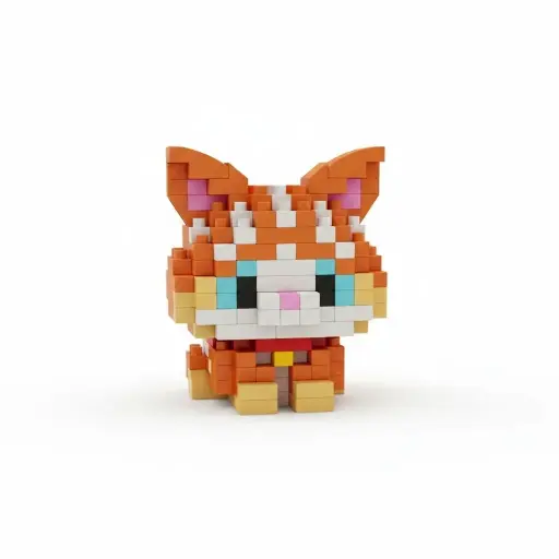 [7686A] Mini Lego My Pets Maine Coon 210 pcs