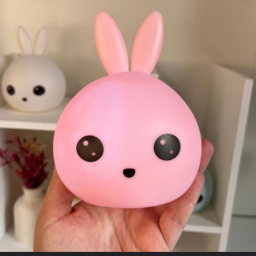 [LEDC-001] Lámpara Led conejito rosado
