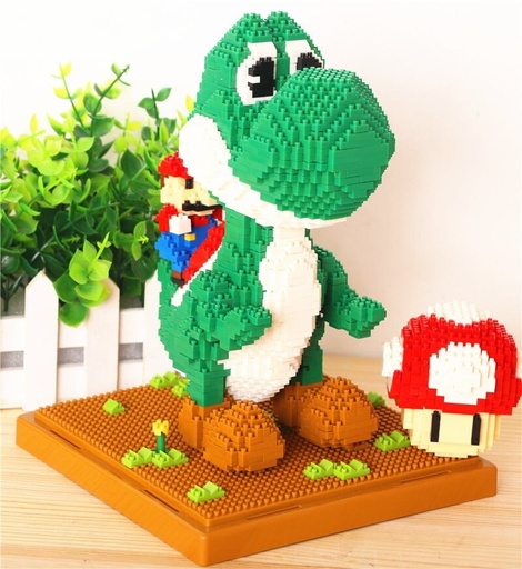 [I-154] Yoshi - Huge Super Mario mini block 2209 pcs